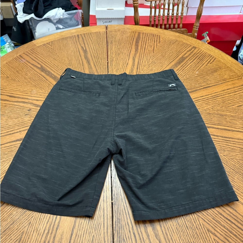 Billabong Men's Dark Gray Flat Front Shorts - Picture 4 of 8